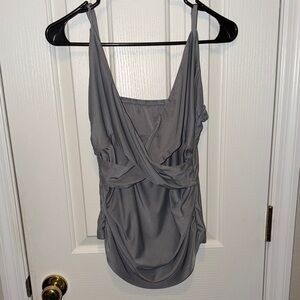 Elegant Gray Women's Tank Top
